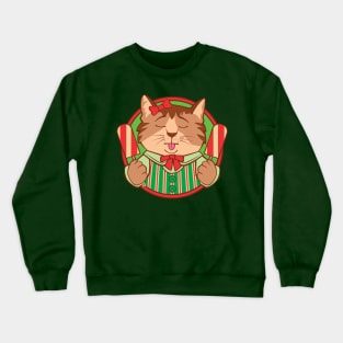 Blep Christmas Cat Crewneck Sweatshirt